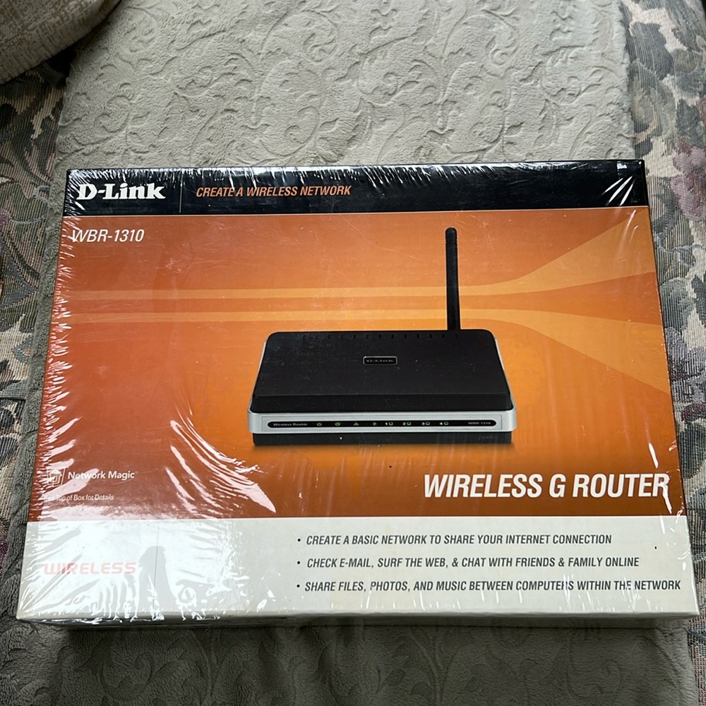 D-Link Wireless G Router WBR-1310 Brand New in Sealed Box